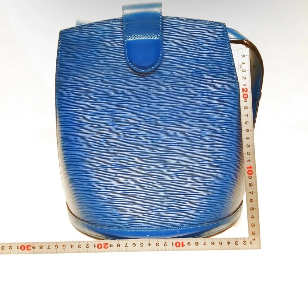 Louis Vuitton Cluny Epi Blue Shoulder Bag